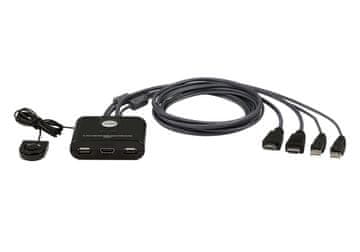 Aten ATEN 2-portni USB FHD HDMI KVM prekidač, crni