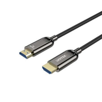 Unitek Optični HDMI kabel C11085GY01-30M v2.1 AOC, 8K, UHD, 120Hz M/M 30 m