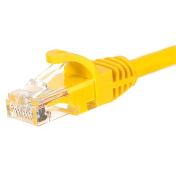 Patchcord RJ45, lita prevleka, kat. 5e UTP, 2 m rumene barve