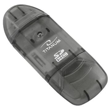 Titanum Čitalnik kartic TA101K SDHC/MicroSDHC (ključni pogon SDHC)