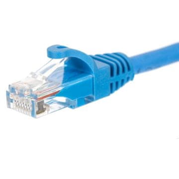 Patchcord RJ45, lita prevleka, kat. 5e UTP, 3 m modre barve
