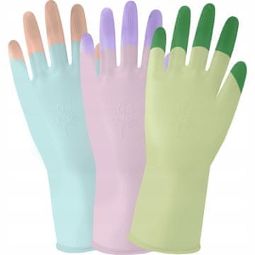Vergionic Gumijaste rokavice 11″ 2 para kosmičenih gospodinjskih delovnih rokavic