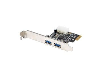 Lanberg PCI Express -> USB 3.1 Gen1 2-portna kartica + nizkoprofilni nosilec