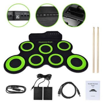 slomart SUPRIMO ROLL UP DRUM PAD - zložljiva elektronska bobnarska palica
