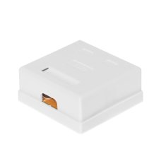 Kompletna nadometna vtičnica 2 x RJ45 8p8c FTP kat. 6 LSA