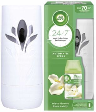 RECKITT Air Wick Freshmatic komplet belih cvetov 250 ml