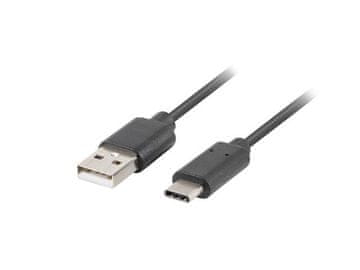 Lanberg USB 2.0 kabel tipa C(M) - AM 1,8 m črne barve QC 3.0