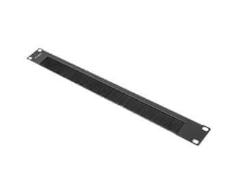 Lanberg AK-1103-B krtačna plošča za 19" 1U omare, črna