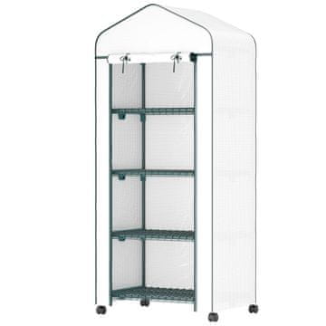 Homestar Toplar 69x50x165 cm Bela, Material: Jeklo, plastika
