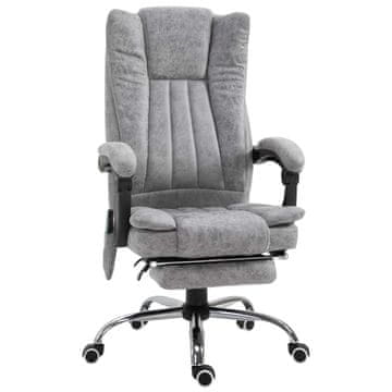 Homestar Masažna pisarniška stol 62x67x113-120 cm siva