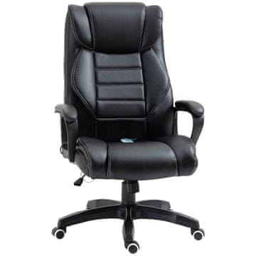 Homestar Pisarniški stol z masažo 66x78x112-120 cm Črn