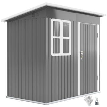 Homestar Vrtna uta 221x133x190 cm temno siva