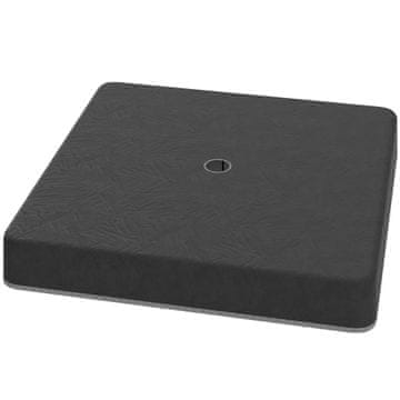 Homestar Komplet uteži za podstavek senčnika 89x89x10,5 cm Črna