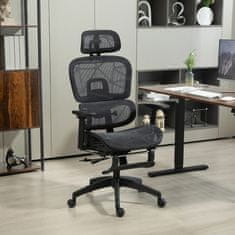 Homestar Pisarna stol ergonomski pisarniški stol 66x64x114 cm črna