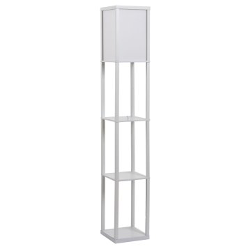 Homestar Stojalka z 3 policami 26x26x160 cm bela