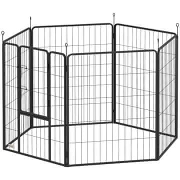 Homestar Igralni ograja za pse, 100 cm visoka, črna