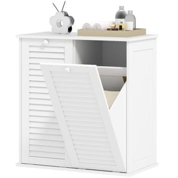 Homestar Omara za perilo 70x38x73 cm Bela