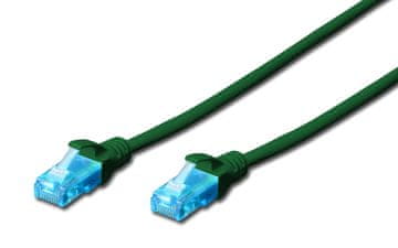 Digitus Pačji kabel UTP kat. 5e 1,5 m PVC zelen