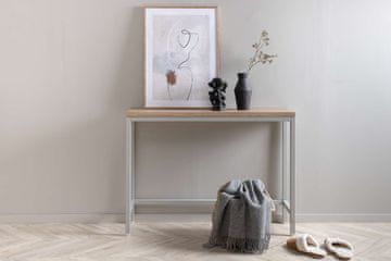 Venture Design Stranska mizica, 110x30x80 cm, siva, za shranjevanje