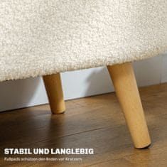 Homestar Shranjevalna klop 82x41x45 cm Bela