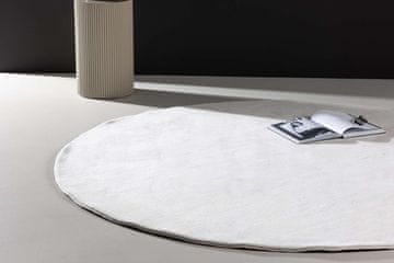 Venture Design Preproga, okrogla, 200 cm, bela