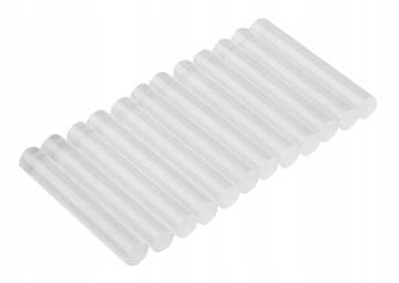 Topex Lepilne palice 8 mm, prozorne, 12 kosov.