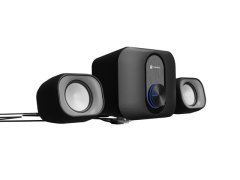 Natec Zvočniki Pug 11W RMS 2.1, črne barve