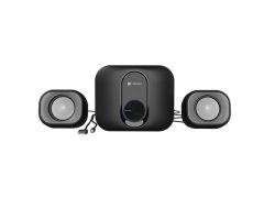 Natec Zvočniki Pug 11W RMS 2.1, črne barve