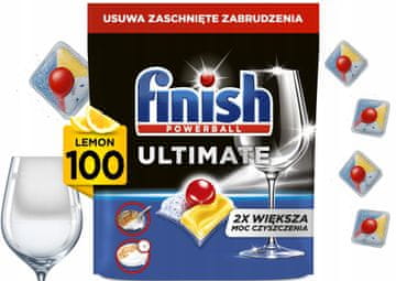Finish Ultimate 100 kapsul z okusom limone