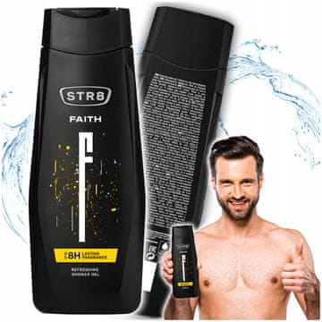 STR8 Gel za prhanje 400ml Faith