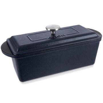 Excellent Houseware Litoželezni pekač za kruh s pokrovom, 35 cm, prostornina 3 l