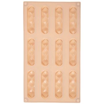 Northix Silikonski model za piškote in praline, bež, 29,5 x 17 x 1,5 cm