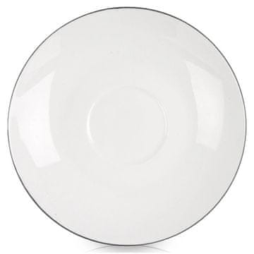 Northix Porcelanski krožnik, bel, 15 cm, primeren za pomivanje v pomivalnem stroju