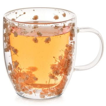 Northix Dvostenska borosilikatna steklena skodelica, 350 ml
