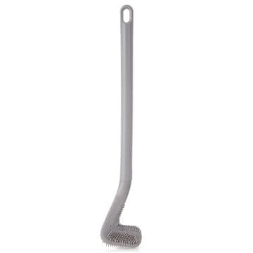 Northix Silikonska WC ščetka, siva, 40 cm, obešalna