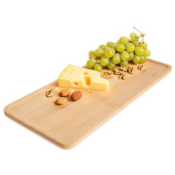 Northix Bambusov pladenj za prigrizke, pravokoten 35x15 cm