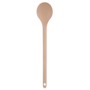 Northix Silikonska žlica za kuhanje, bež, 28 cm, nedrseč ročaj