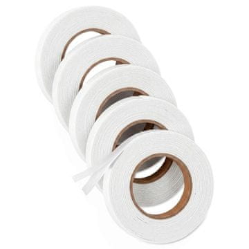 Northix Komplet dvostranskih lepilnih trakov, 2 m x 5 rolic