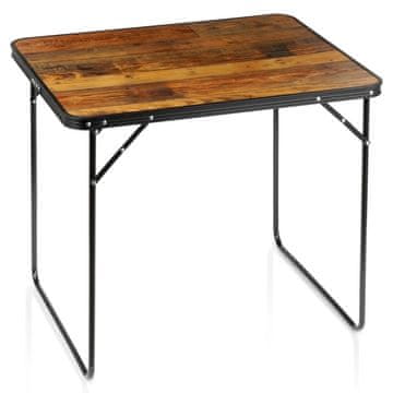 Northix Zložljiva aluminijasta kamping miza 80x60x70 cm
