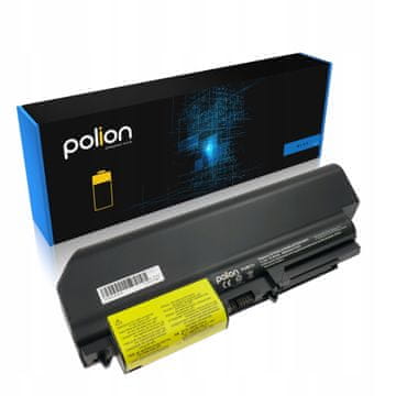 Polion Baterija za prenosnik LENOVO 42T5262 ThinkPad R61 R61i T61 T61p R400 6600mAh