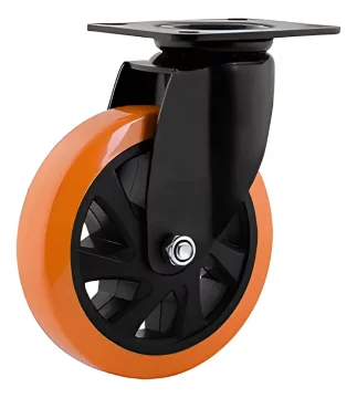 FED VRTLJIVO KOLO 4″ 100 MM DO 100 KG - MOČNO TRANSPORTNO KOLO S PLOŠČO