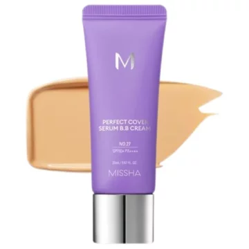 MISSHA M Perfect Cover BB krema s serumom SPF50+ odtenek 27 - 20 ml