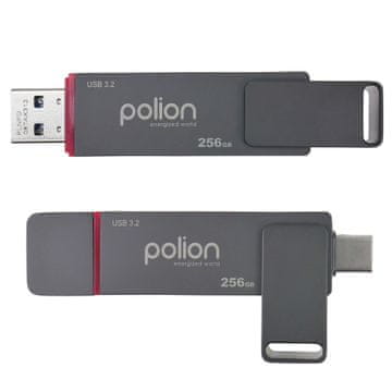 USB ključek 256 GB USB-C USB-A ultra hiter 560/520 MB/s branje/pisanje