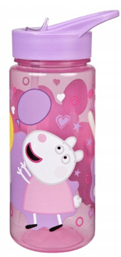 Undercover Peppa Pig - 500 ml steklenička za vodo s slamico - PIPB9913