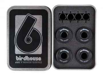 Birdhouse Ležaji za rolko ABEC-7, 8 kosov | Črni
