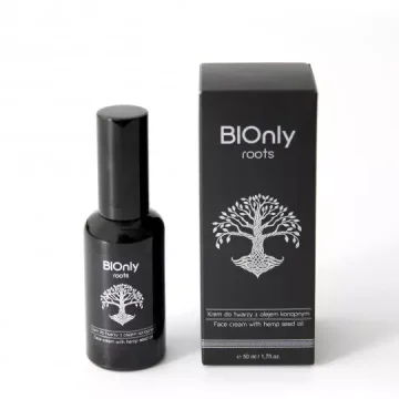 BIONLY Krema za obraz s konopljinim oljem - - 50 ml