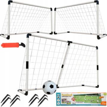 BK 2v1 prenosni nogometni goli 180x120 cm