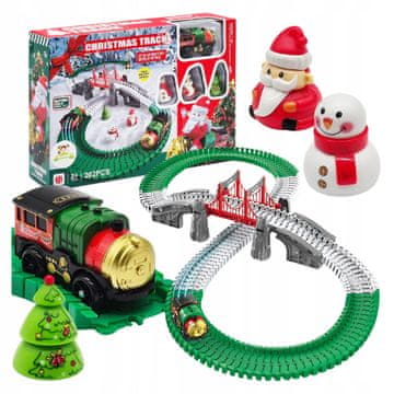 Fleksibilna tirnica BOŽIČNI VLAK POLAR EXPRESS Božičkova tirnica 228 cm