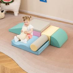 Northix 7-delni penasti plezalni bloki, vodoodporna prevleka z zadrgo