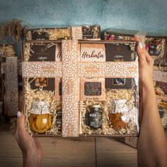 VELIKA DARILNA KOŠARA komplet premium čokolade